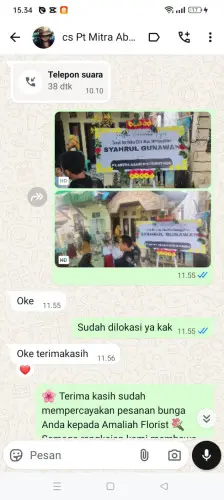 Testimonial Papan Bunga nusa dua
